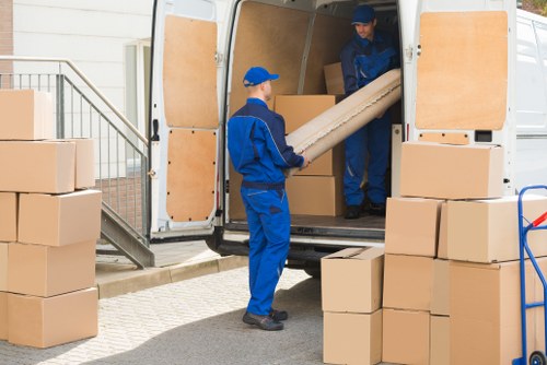 Students arranging short-term storage in Hackney for boxes and bags