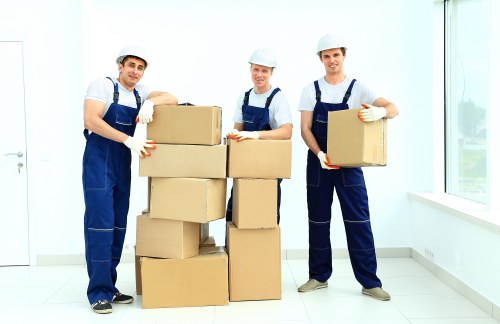 Storage pricing overview with items prepared for a Hackney property move