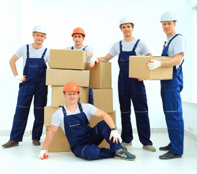 Business stock and equipment stored in a secure mobile container