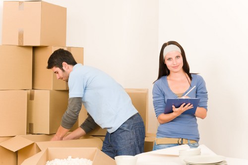 Organised commercial storage space for stock and equipment