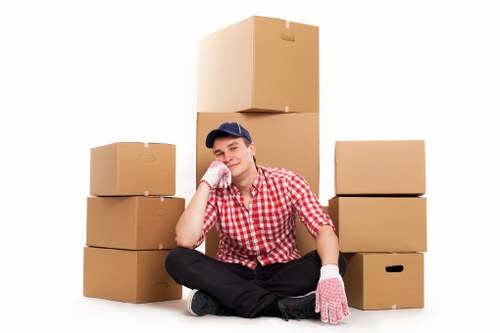 Local storage space for office and commercial furniture in Hackney