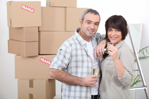 Storage agreement being confirmed before move-in